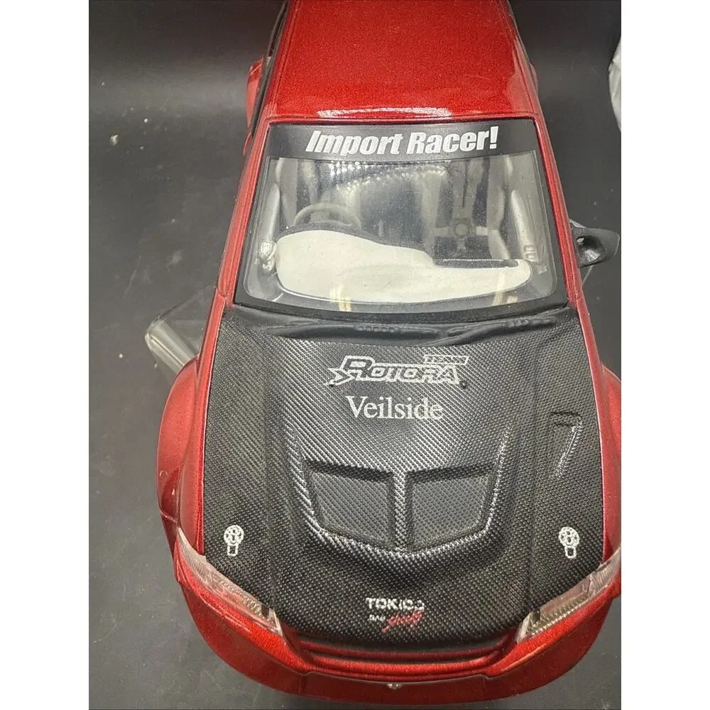 Jada Import Racer 1:24 Mitsubishi Lancer Evolution Diecast Red Veilside Evo RHD